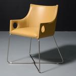 Bruno Moinard YPRES Leather Dining Chairs, Set of 12
